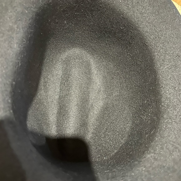 Black vintage felt fedora - Picture 5 of 7